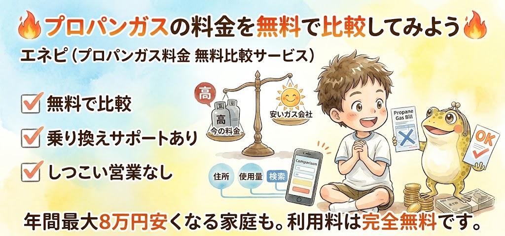 エネピ プロパンガス比較